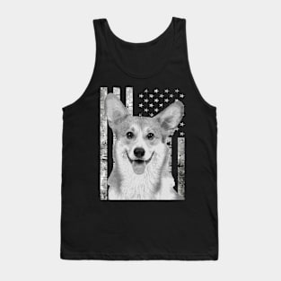 Corgi Craze Fashionable Tee Celebrating the Charm of Corgis Everywhere Tank Top